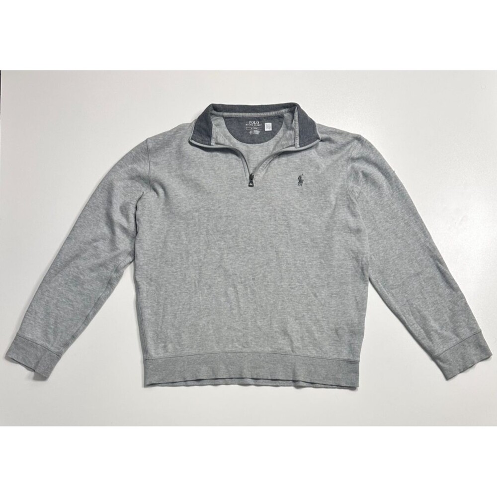 Polo Ralph Lauren Men’s Gray Full-Zip Collared Coat Size Medium 175/96A